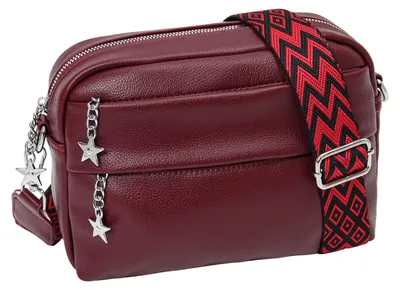 Produktbild von Leoberg Clutch Bag Umhängetasche mit verstellbaren Gurt - Schultertasche in Rot-315118