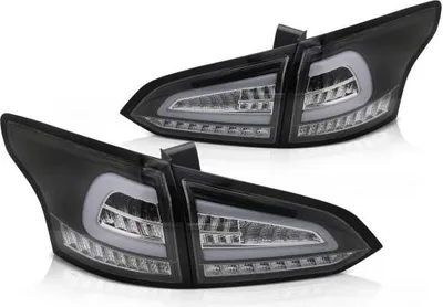 Produktbild von Voll LED Lightbar Rückleuchten passend für Ford Focus MK3 Turnier Bj. 11-18 Schwarz