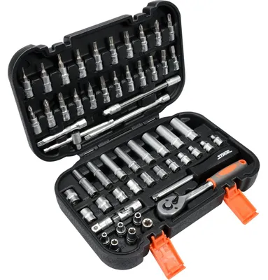 Obrázek produktu pro Sada vidlicových klíčů 1/4" 56 kusů T58643 STHOR