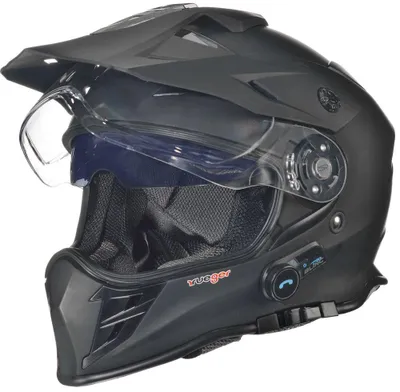 Produktbild von Crosshelme Endurohelm Kinderhelme Quad Trial Kinder Helm rueger RX-968 COM Matt Schwarz XS (53-54)