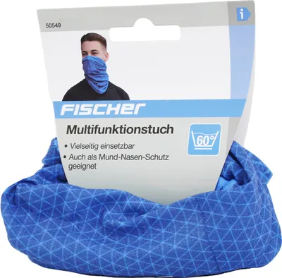 Produktbild von FISCHER Multifunktionstuch Blau Atmungsaktiv Schnelltrocknend Nahtlos für Sport