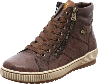 Zdjęcie produktu dla Remonte damskie sznurowane buty za kostkę brązowe