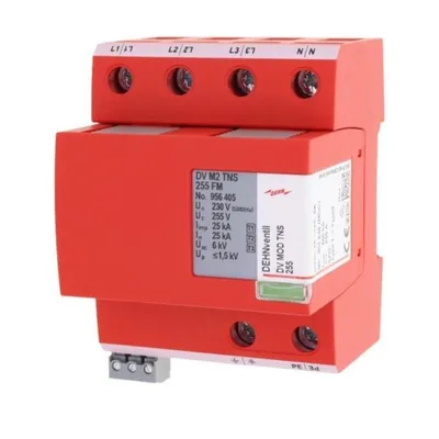 Image de Dehn 956405 DV M2 TNS 255 FM Parafoudre combiné type1+2+3 DEHN valve quadripolaire (956405)