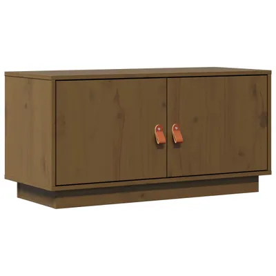 Produktbild von vidaXL TV-Schrank Honigbraun 80x34x40 cm Massivholz Kiefer