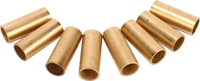 Produktbild von 8 Stück Anhänger-Bronze-Blattfeder-Schäkelbuchsen ID 9/16 Zoll Außendurchmesser 11/16 Zoll für Doppelösenfedern-Ausgleicher