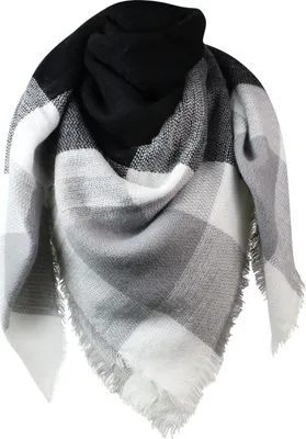 Produktbild von Glamexx24 XXL Schal Kuschelige, warme und wunderschöne Damen Poncho Schal mit verschiedenen Muster Schal Poncho, 01dunkelgraugrauweiss, Einheitsgröße-Farbe: 01dunkelgraugrauweiss