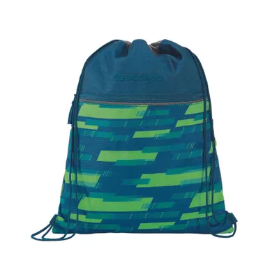 Immagine prodotto di coocazoo borsa da ginnastica Gym Bag Lime Stripes multicolore