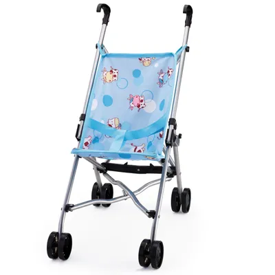 Produktbild von Bayer Design 30534AA Puppenbuggy, Puppenwagen mit integrierten Sicherheitsgurt, leicht faltbar, klappbar
