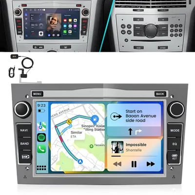 Immagine prodotto di Hexinex 2DIN Android 15 Autoradio 7 pollici, 4 core, 2 GB + 64 GB, DAB+ per Opel Corsa D/Astra H/Zafira B/Meriva/Vivaro