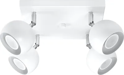 Produktbild von Deckenleuchte OCULARE 4 weiß 4xGU10 10W Stahl 16x25x25cm Sollux Lighting