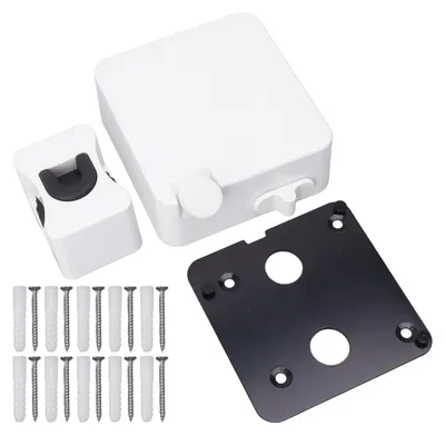 Intrekbare Wäscheleine 6 m, Edelstahl, Wandmontage, Weiß