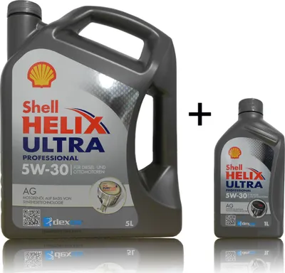 Produktbild von Shell Helix Ultra Professional AG 5W-30 1x5 + 1x1 Liter