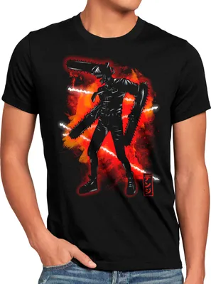 Produktbild von style3 Cosmic Hunter Herren T-Shirt denji man anime manga cosplay chainsaw devil