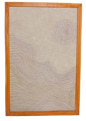 Obrázek produktu pro Kobolo, nástěnná dekorace, gobelín WEAVE, vyrobený z dřeva a bavlny, rozměry 60x90 cm