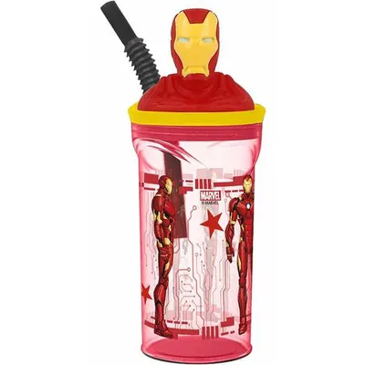 Produktbild von 3D Trinkflasche Avengers Iron Man  MARVEL