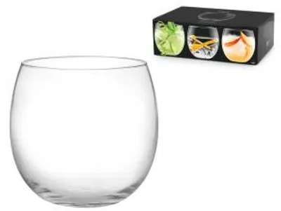 Immagine prodotto di H&H Set 6 Bicchieri Bubbly In Vetro Trasparente Cl 46