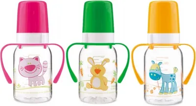 Obrázek produktu pro Dětská láhev na pití Canpol Babies - motiv farmy - 120 ml