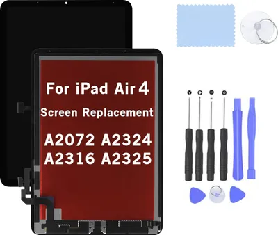 Produktbild von für 2020 Apple iPad Air 4 10.9  LCD Display Touch Screen A2324 A2072 A2325 A2316 Komplett  Bildschirm Ersatzteil Schwarz