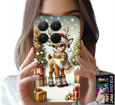 Obrázek produktu pro Etui Do Xiaomi 15T Pro 5G - Renifer, Wzory Bożonarodzeniowe + Szkło