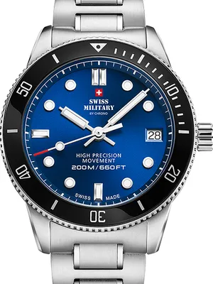Produktbild von Swiss Military SM34089.02 Diver Damenuhr 37mm 20ATM