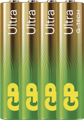 Alkalická baterie GP Ultra AAA (LR03), 4 ks