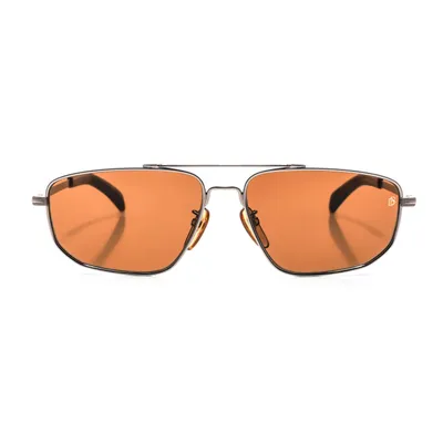 Produktbild von David Beckham Rechteckige Piloten-Sonnenbrille aus Metall für Herren 7049GS