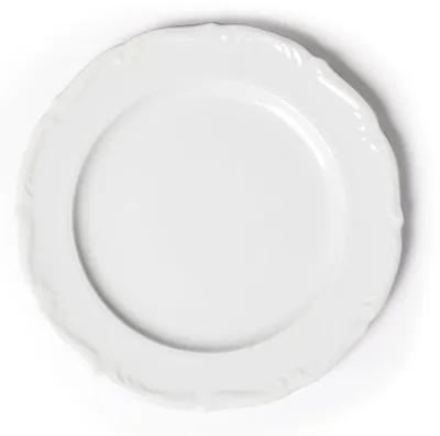 Produktbild von Porzellan Essteller weiß 27x27x4cm