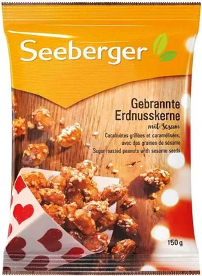 Produktbild von Gebrannte Erdnusskerne mit Sesam, Menge: 150 g