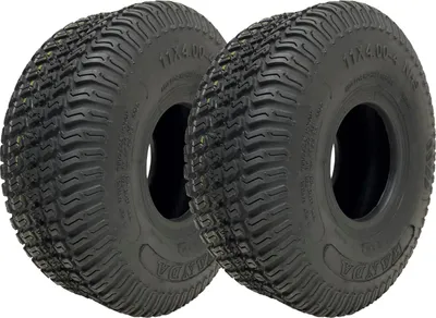 Immagine prodotto di 11x4.00-4 Pneumatici per tosaerba 4ply Multi Turf Ride on Mower Grass Wanda (Set di 2)