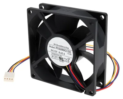 80 mm PWM-Kühlventilator 12 V 0,65 A 80 x 80 x 25 mm
