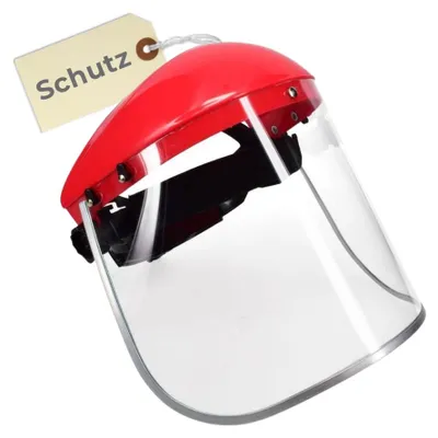 Produktbild von Gesichtsschutz Visier Gesichtsschutzmaske Schutzvisier Gesicht Schutzmaske Gesichtsschutz mit verstellbarem Kopfband Gesichtsschild Klappbar Gesichtsschutzschirm