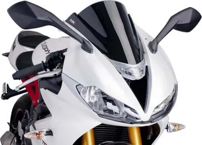 Produktbild von Puig Z-racing Triumph Daytona 675/r Windschutzscheibe Schwarz  Schwarz One Size