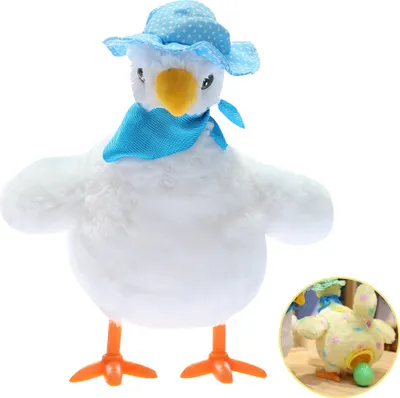 Produktbild von Elektrische Eier Hühner Spielzeug, Ostern Spielzeug, lustige Plüschpuppen, Osterdekoration