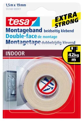 Obrázek produktu pro Lepící Páska Pro Vnitřní Montáž Samolepící Tesa