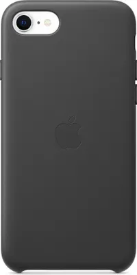 Produktbild von Apple iPhone SE 2022, iPhone SE 2020 Hülle - Echtleder - Hard Case,Backcover - Schwarz
