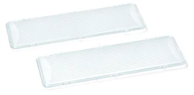 Lampenabdeckung 175x60 mm, 2 St., für Dunstabzugshauben