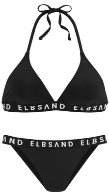 Produktbild von Elbsand Triangel-Bikini schwarz Größe 36 Cup A/B