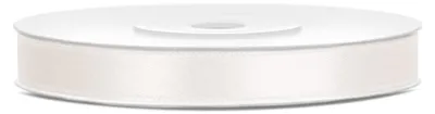 Immagine prodotto di Nastro da regalo in raso crema 25 m, larghezza 6 mm