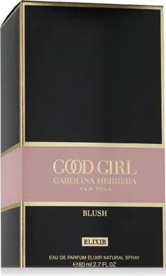 Obrázek produktu pro Carolina Herrera Good Girl Blush Elixir, Ženy, 80 ml, Nedoplnitelná lahvička, Tekutý parfém, Sprej, Alcohol Denat., Parfum (fragrance), Aqua (water), Hexyl Cinnamal, Benzyl Salicylate,...