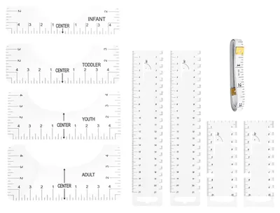 Näh-Lineal-Set, 9-teilig, Ausrichtungs- und Patchwork-Lineale