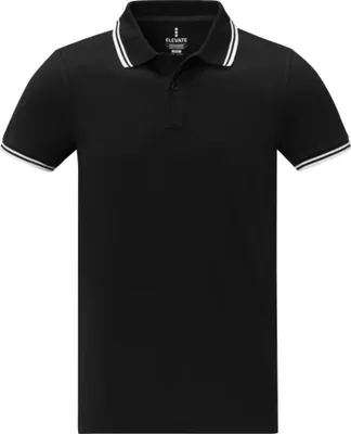 Image de Elevate - "Amarago" polo pour hommes à manches courtes PF3837 (XXL) (Noir)