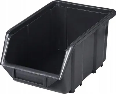 Produktbild von Aufbewahrungsbox Ecobox FEINZ - 220x350x165 mm - Groß - Schwarz - Praktisch und Vielseitig