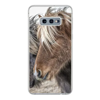 Produktbild von MuchoWow® Handyhülle Schutzhülle Hülle für Samsung Galaxy S10e Pferde - Natur - Makro Silikon Softcase Handy Hülle - Handy