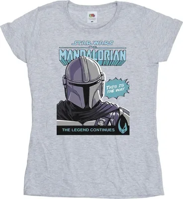 Produktbild von Star Wars The Mandalorian - T-Shirt für Damen BI43177 (M) (Grau)