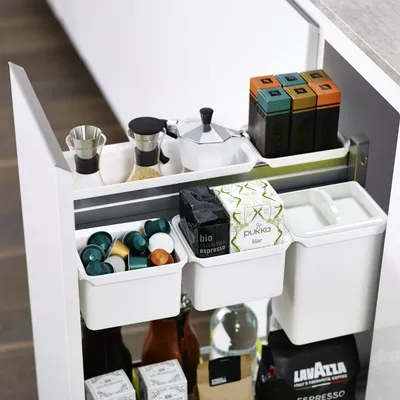 Produktbild von Kesseböhmer YouboXx-Set 1 Ordnungssystem für Apothekerauszug DISPENSA, DISPENSA Swing, DISPENSA junior Einteilungssystem weiß