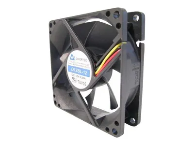 Produktbild von Chieftec AF-1225PWM, Schwarz, 120 x 120 x 25 mm, 1650 RPM