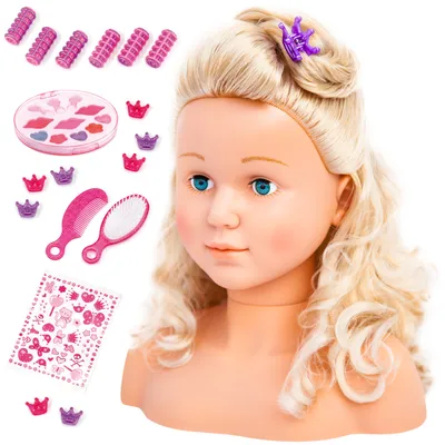 Produktbild von Bayer Design 90005AB Hlava na líčenie Super Model s kozmetikou, 27 cm