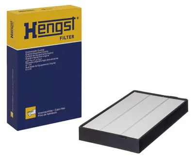 Produktbild von Innenraumfilter Pollenfilter 58 mm HENGST FILTER passend für u.a. VOLVO A
