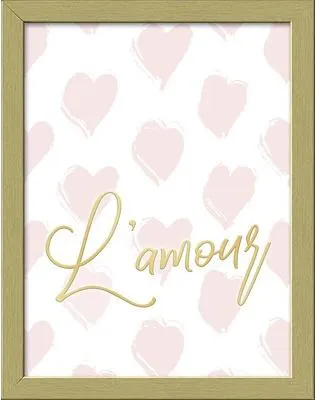 Produktbild von Gerahmtes Bild L'amour 19x24 cm
