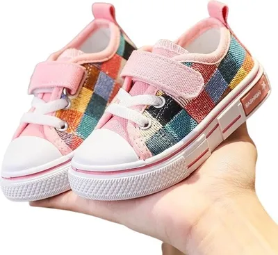 Produktbild von Kinder Sneaker Jungen Mädchen Turnschuhe Sportschuhe Freizeit Checkered Rosa Gr.29